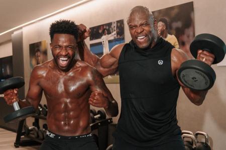 Vini Jr. e Terry Crews