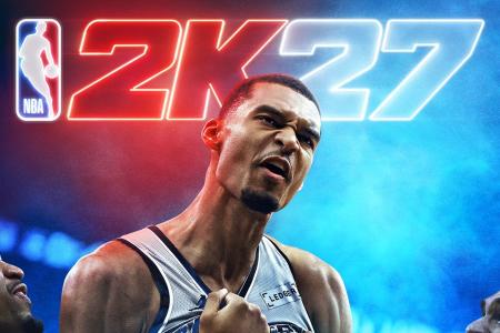 Capa do NBA 2K27, com Victor Wembanyama como destaque