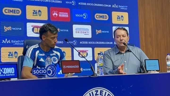 Presidente do Cruzeiro, Pedrinho detalha acerto com Lucho Rodríguez: 'Não foi fácil'