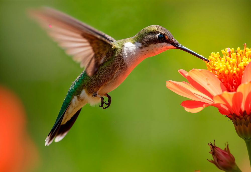 Como atrair beija-flor de forma segura para a sua casa