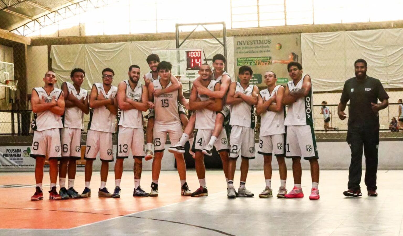 Basquete Sub-21 da Caldense estreia com vitórias no JOJU 2026