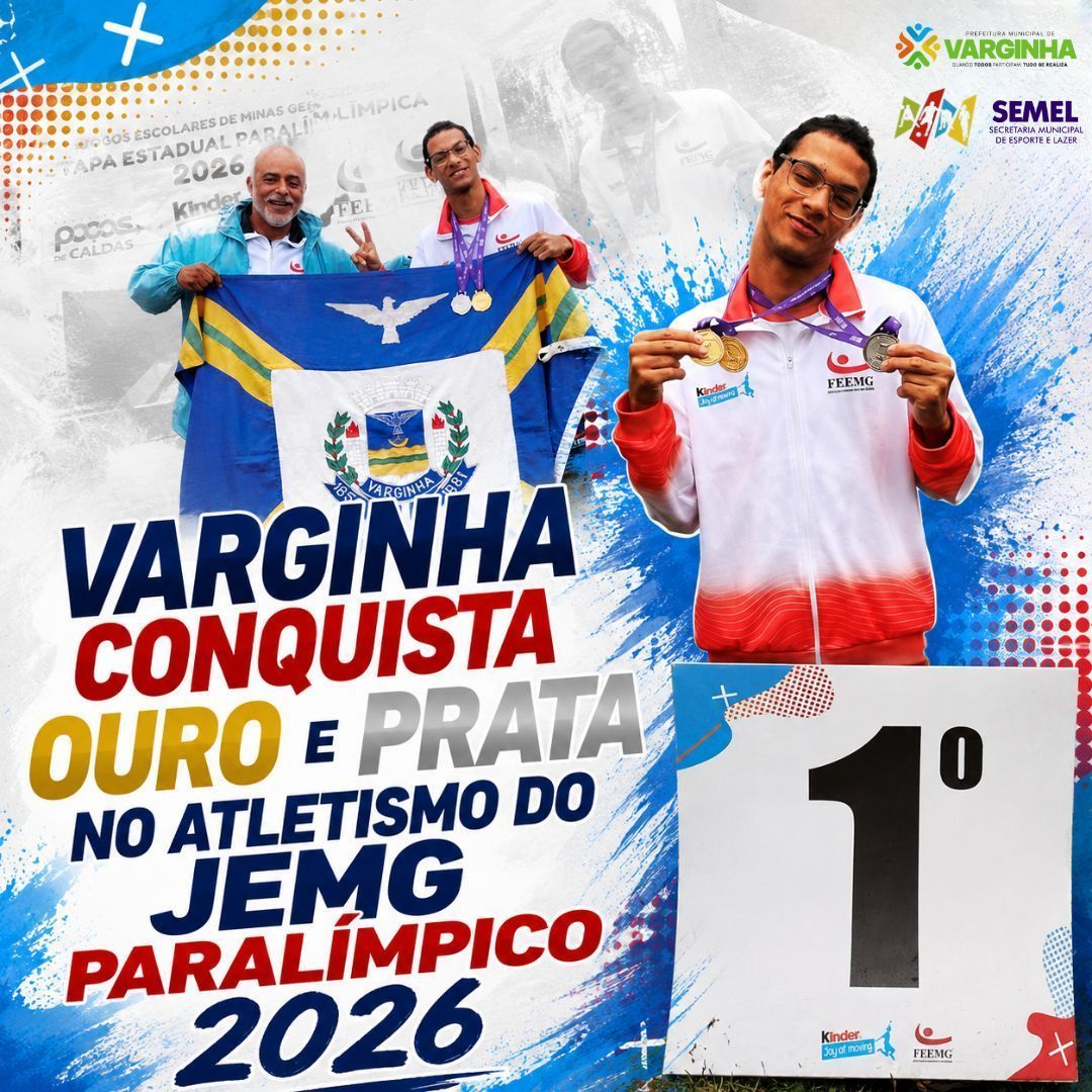 Atleta de Varginha ganha duas medalhas na etapa estadual do JEMG