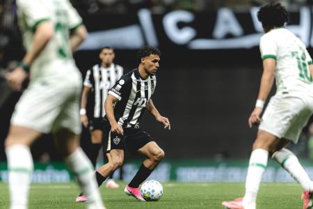Victor Hugo durante jogo do Atlético contra o Juventude na Arena MRV