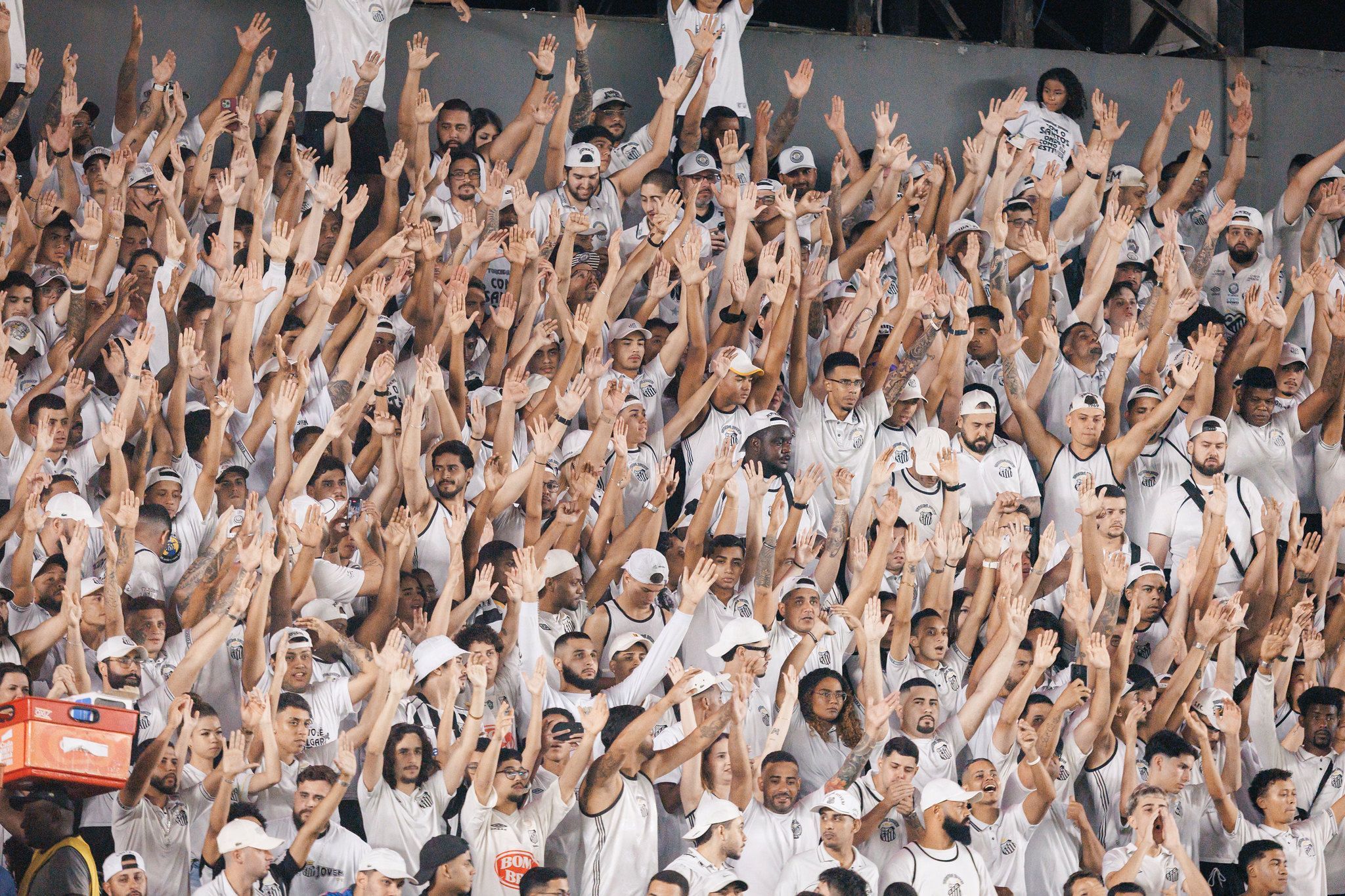 Pesquisa indica que mais da metade da torcida do Santos tem menos de 35 anos