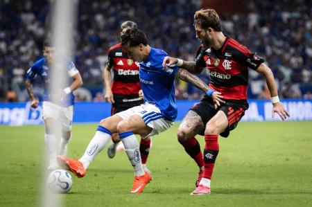 Cruzeiro e Flamengo empataram jogo de ida das oitavas de final da Copa Libertadores • Gustavo Aleixo / Cruzeiro