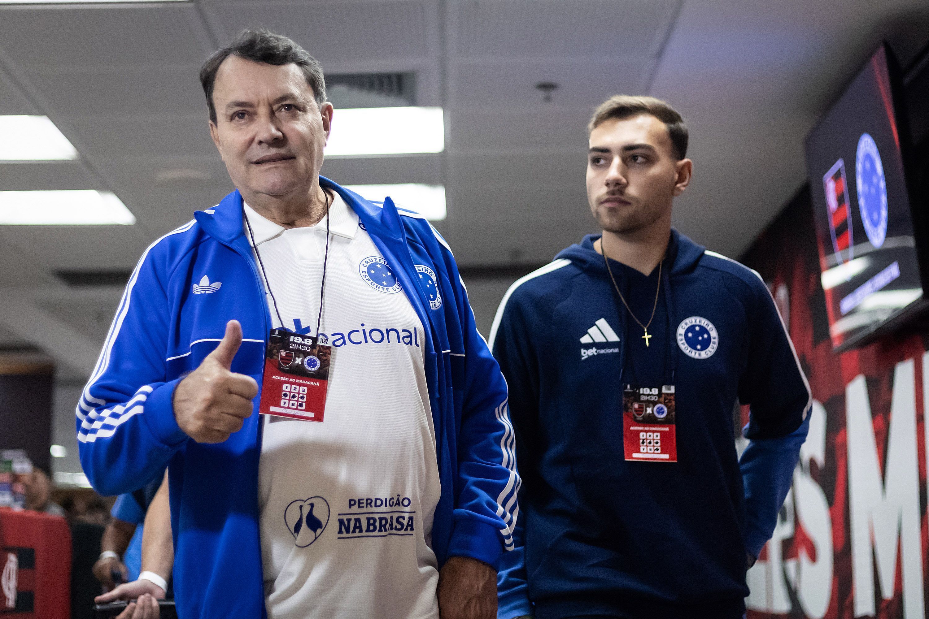 Pedrinho é direto e projeta Cruzeiro x Atlético na Copa do Brasil: 'Vamos com tudo'