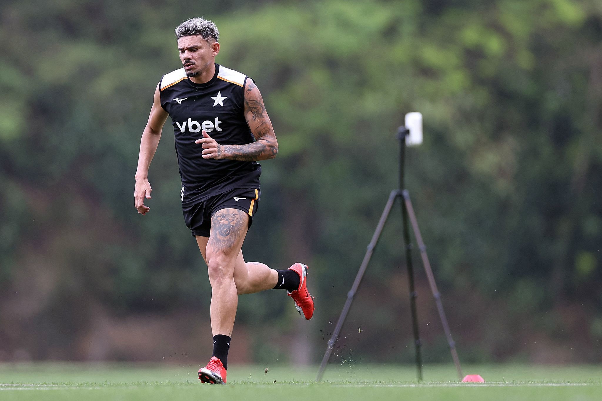 E o Tiquinho Soares? Veja como o Botafogo planeja a reestreia do centroavante