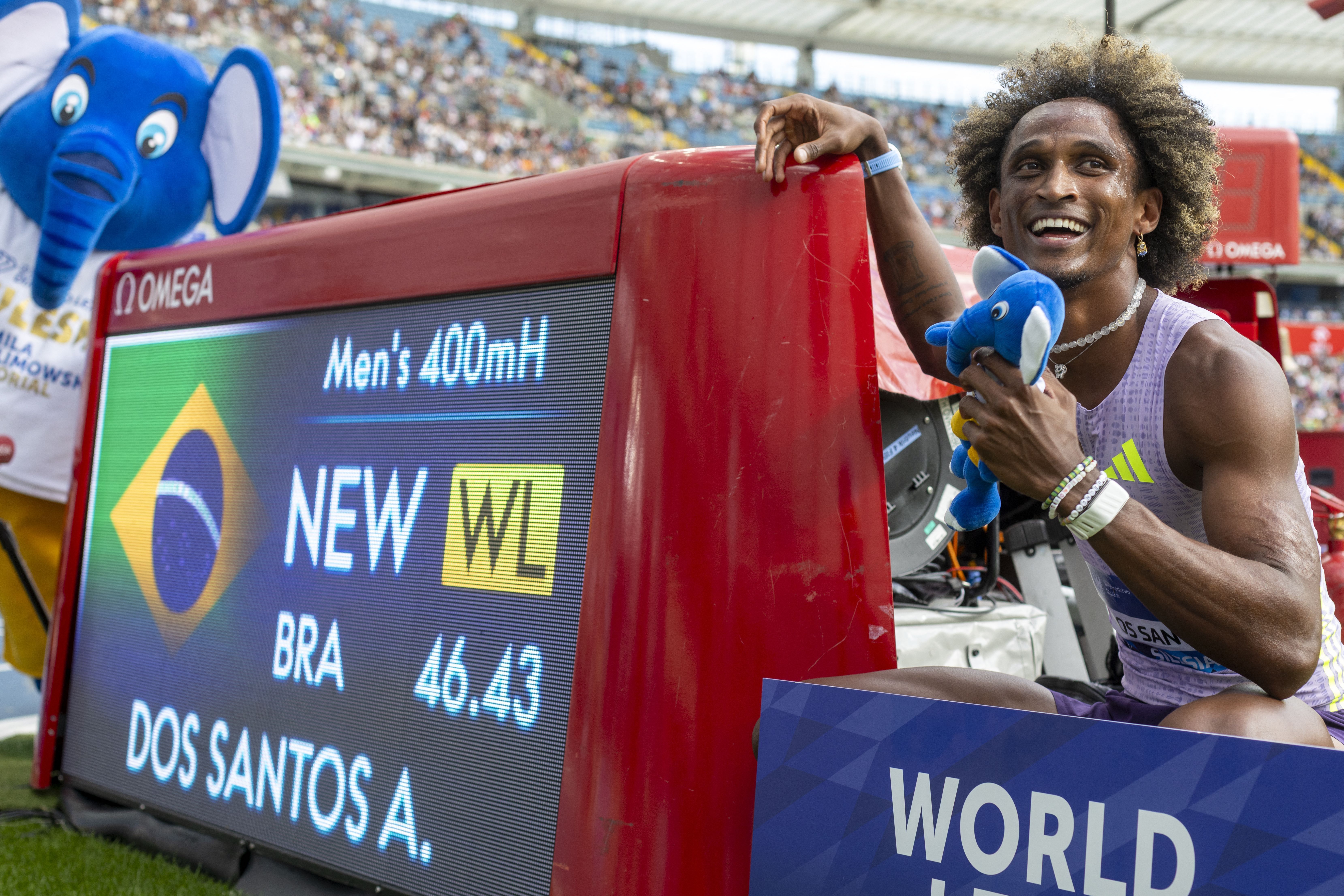 Brasileiro conquista etapa da Diamond League com melhor marca do ano