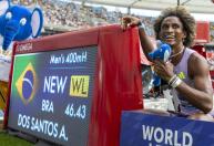 Brasileiro conquista etapa da Diamond League com melhor marca do ano
