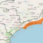 Alerta intensificado: ciclone deve provocar ventos de 100 km/h em SP e no RJ