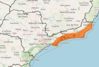 Alerta intensificado: ciclone deve provocar ventos de 100 km/h em SP e no RJ