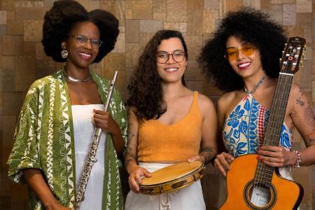 Amana Veiga, Mariana Assis e Tamires Rampinelli • Divulgação