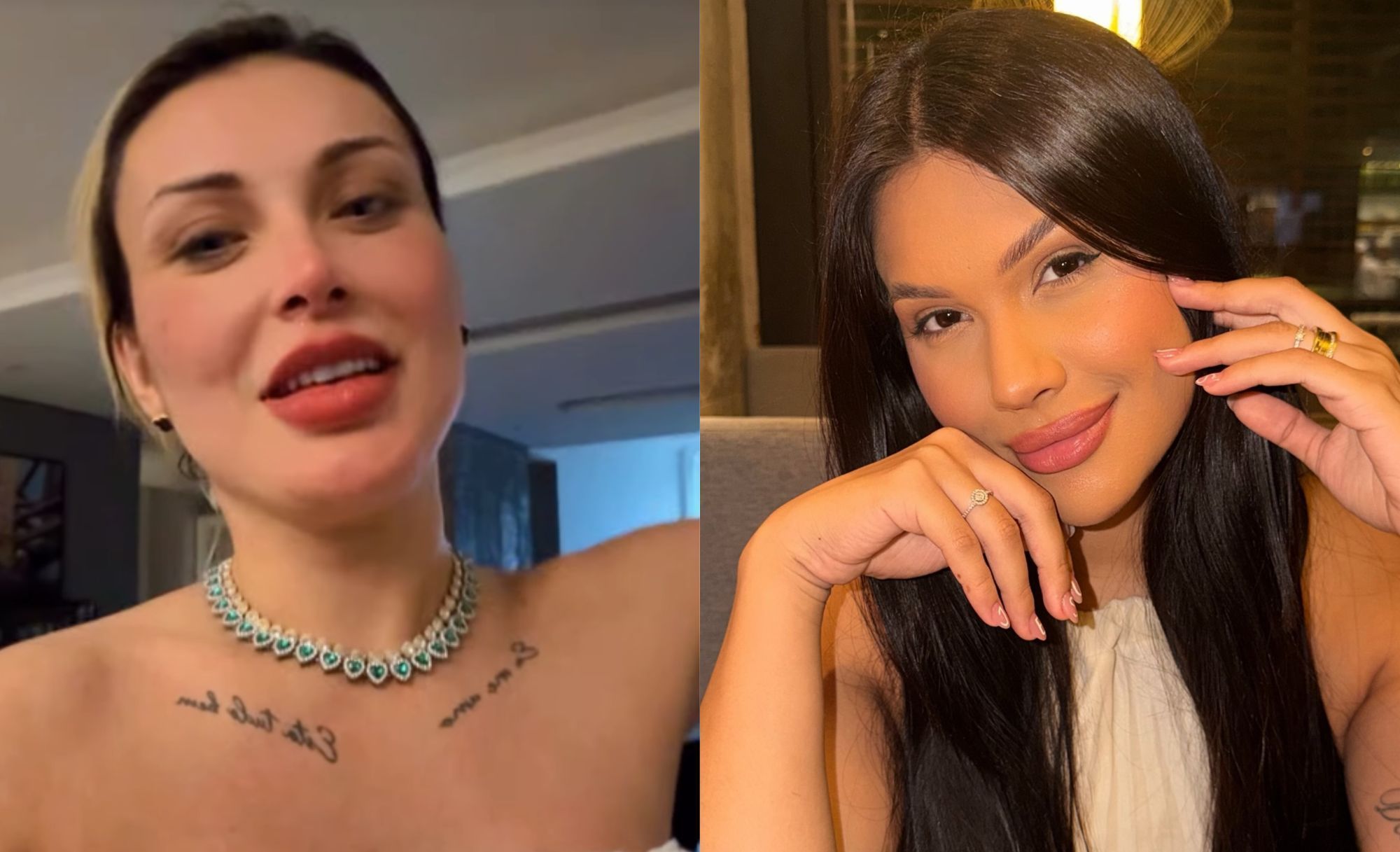 Andressa Urach defende influenciadora cristã que criticou Anitta: 'Quer salvar as pessoas'