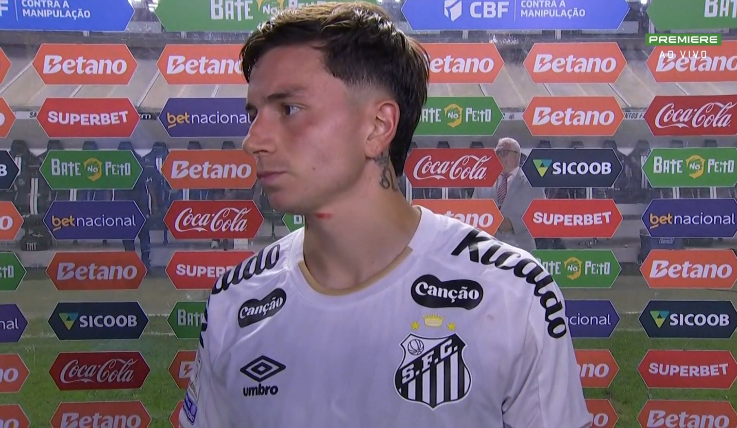 Preocupa? Barreal revela motivo de substituição em Santos x Mirassol