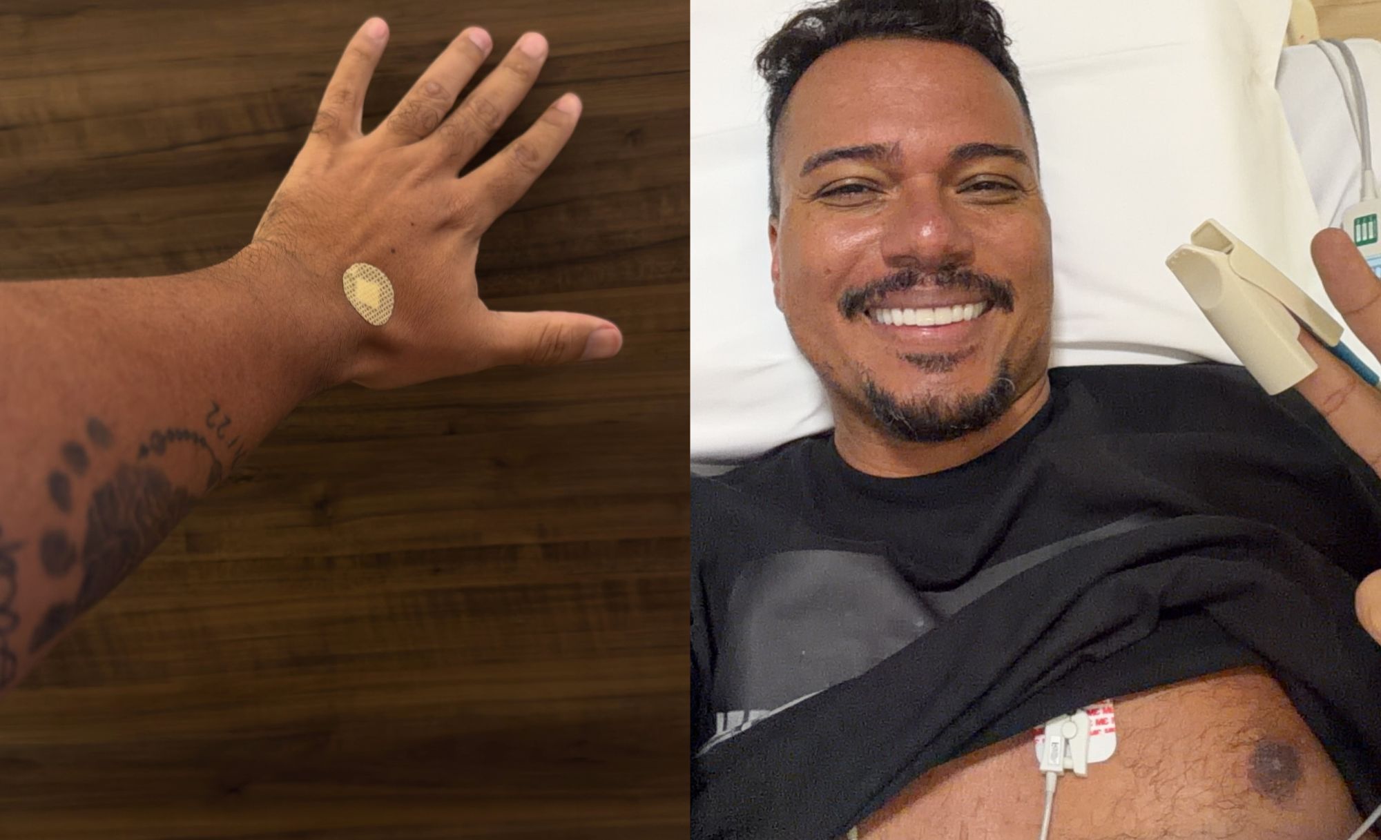 Thiaguinho e Belo mandam recado a vocalista do 'Sorriso Maroto' após hospitalização: 'Te amo'