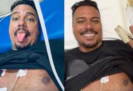Thiaguinho e Belo apoiam vocalista do 'Sorriso Maroto' após hospitalização: 'Dopado'