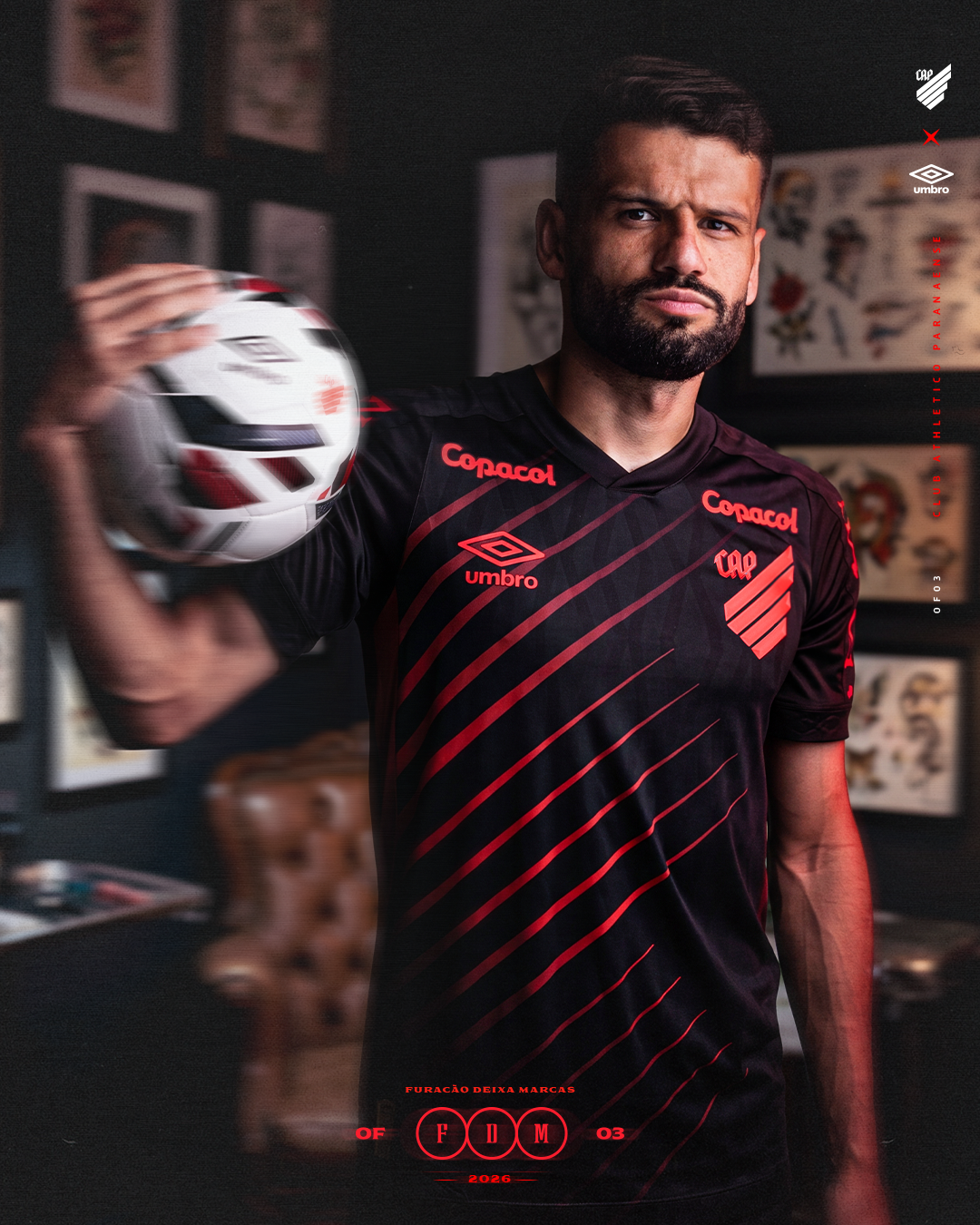 Athletico-PR lança terceiro uniforme para a temporada de 2026; veja imagens