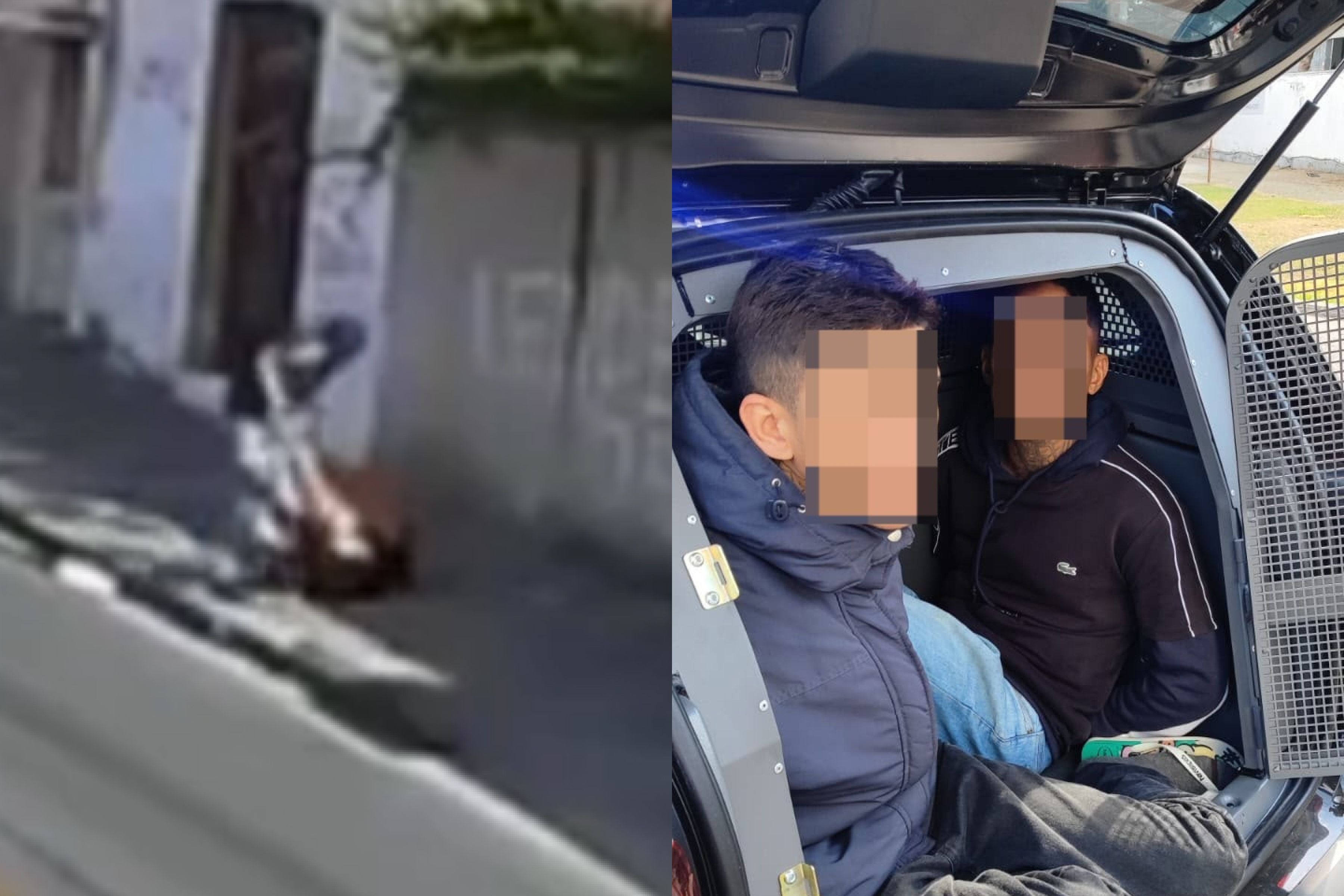 Dupla é presa suspeita de chutar mulher durante tentativa de roubo em BH