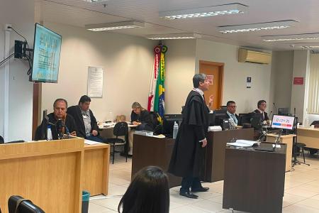 Júri popular condena homem a 33 anos de prisão por matar mulher grávida em BH • Divulgação/ Fórum Lafayette
