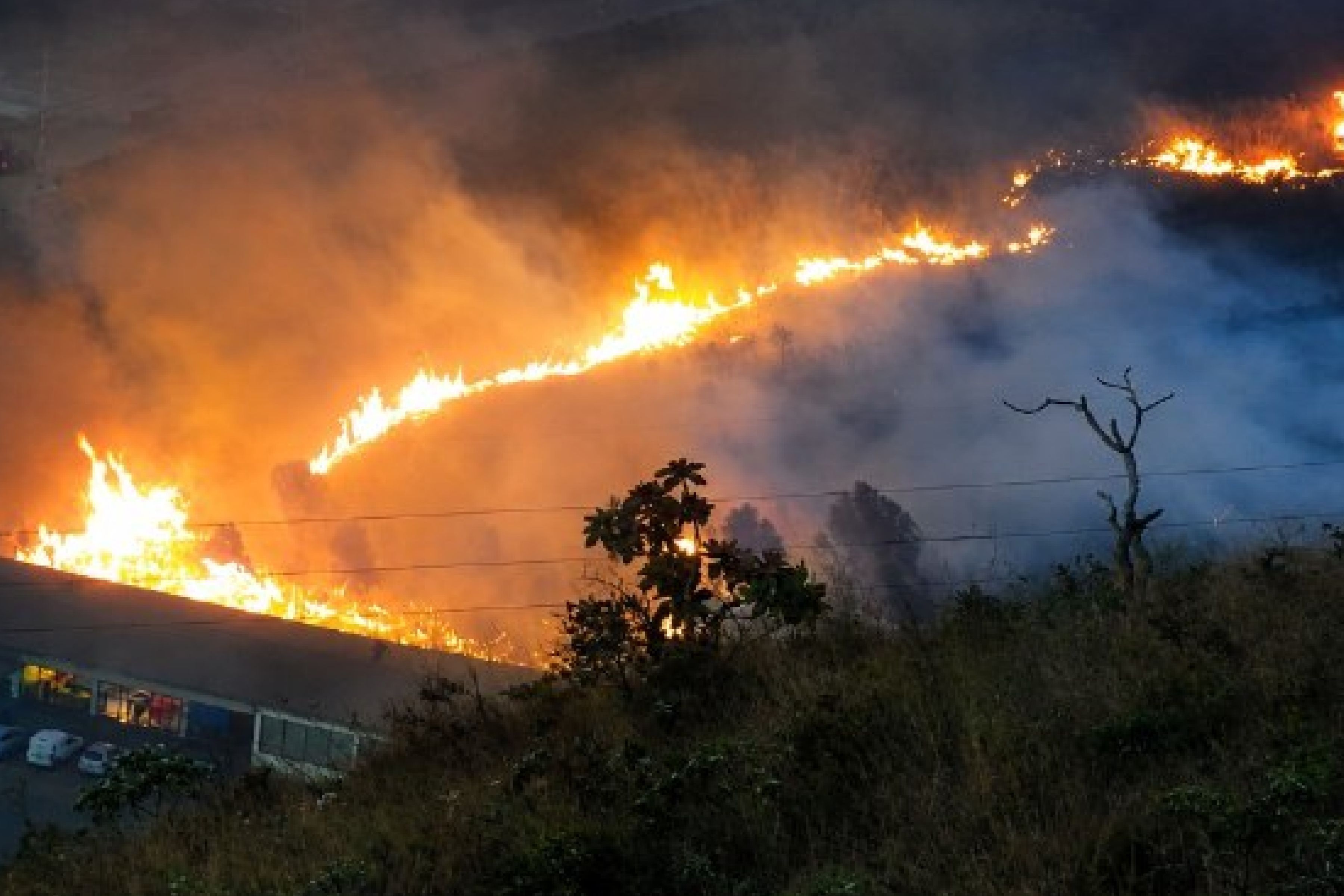 Corpo de Bombeiros combate quatro incêndios diferentes na Grande BH nesta quarta (19)