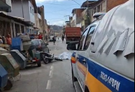 Acidente grave envolvendo caminhão e moto com vítima fatal no bairro Vila Formosa, em Ipatinga
