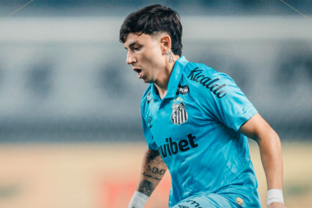 Barreal foi titular em Remo x Santos