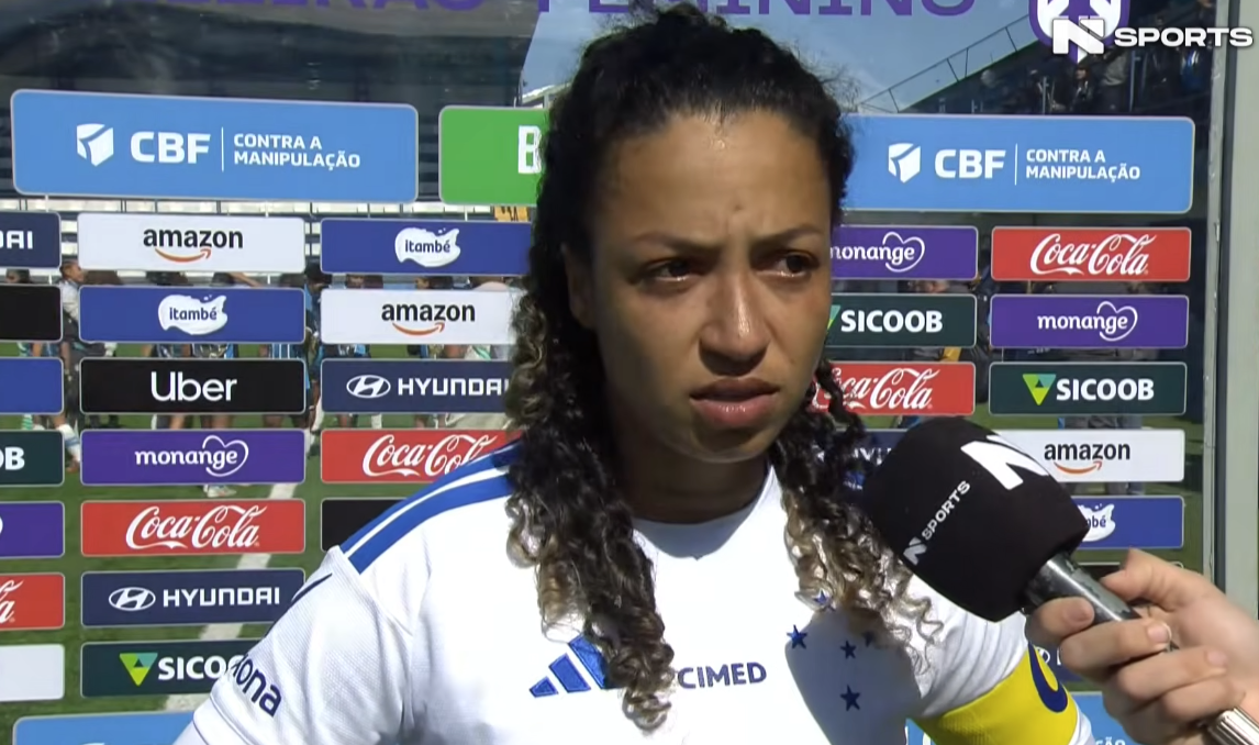 Byanca Brasil desabafa sobre arbitragem e pede desculpas após derrota do Cruzeiro