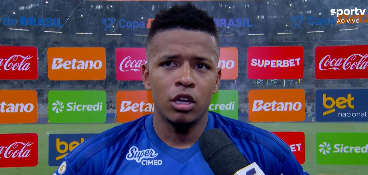 Arroyo celebra gol pelo Cruzeiro e projeta volta contra Atlético pela Copa do Brasil