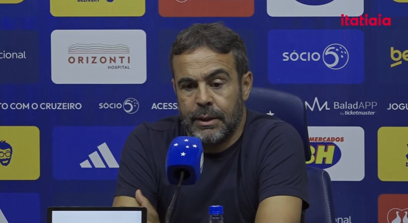 Artur Jorge compara empates do Cruzeiro com Atlético e Flamengo: 'Não é por acaso'