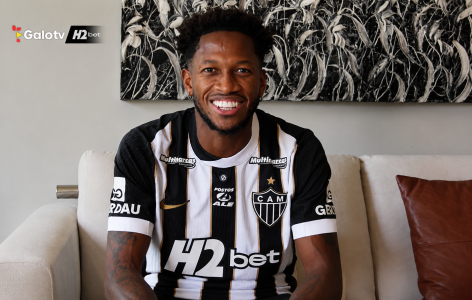 Fred em entrevista ao canal oficial do Atlético