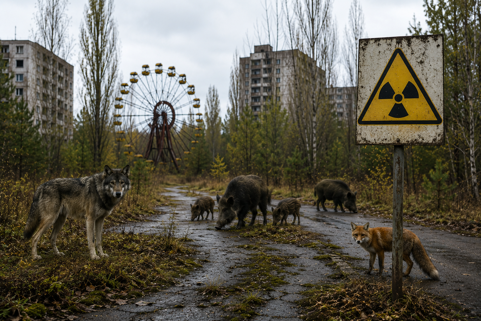 Eles abandonaram uma cidade em 1986 após a explosão nuclear e, 40 anos depois, se surpreenderam
