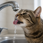Seu gato prefere beber água da torneira? O motivo pode estar no instinto