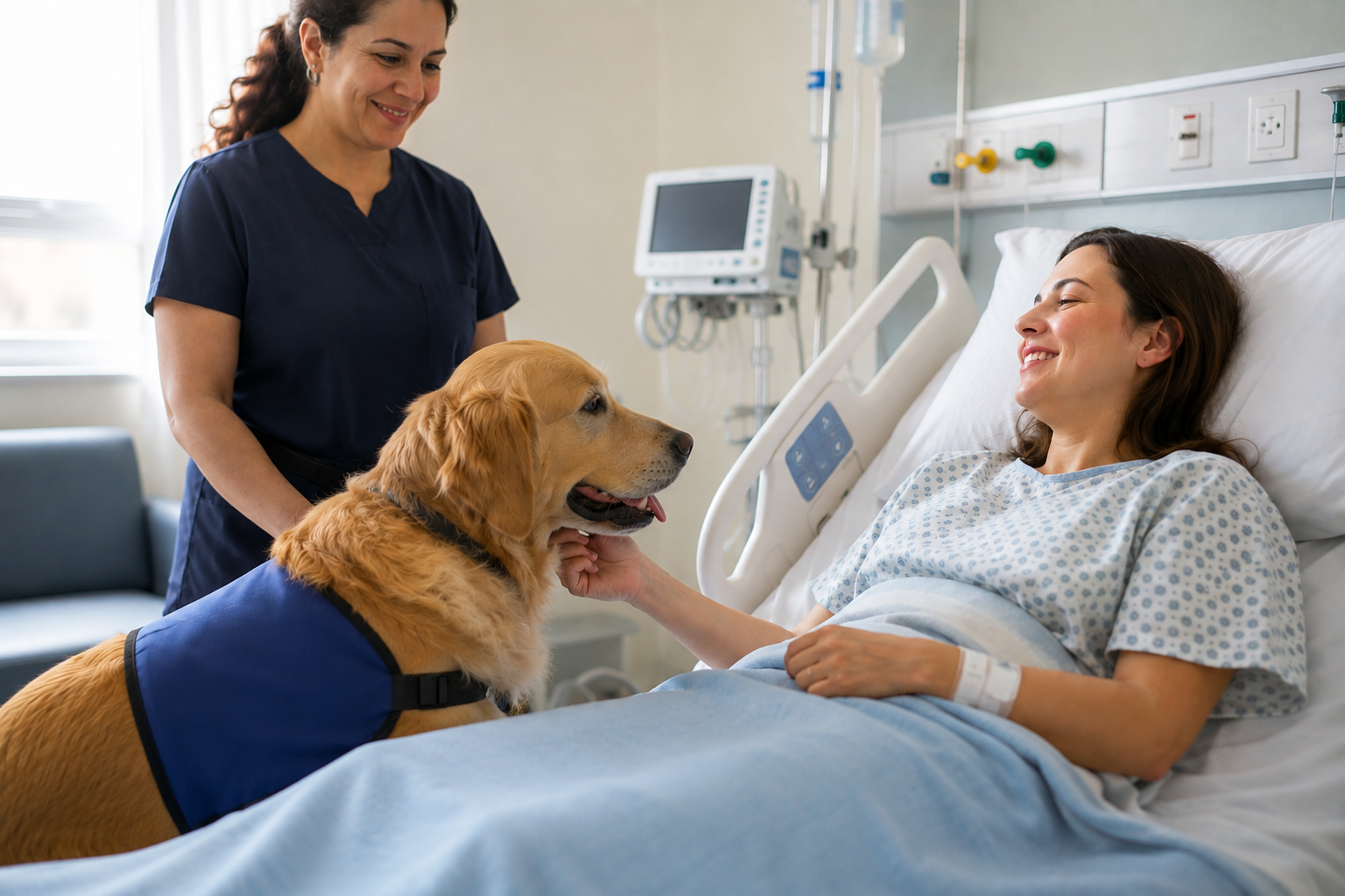Saiba como cães de apoio podem acelerar a recuperação de pacientes após AVC