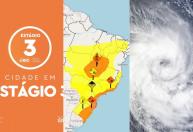 Ciclone-bomba no Brasil: fenômeno ameaça seis estados e já causa estragos