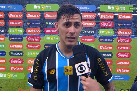 Cristian Pavón, autor do gol da vitória do Grêmio diante do São Paulo