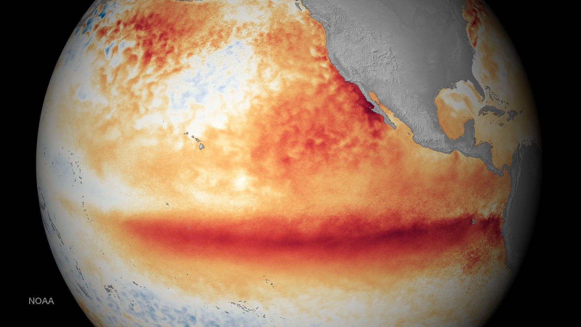 El Niño pode ser o mais intenso desde 1950, segundo NOAA