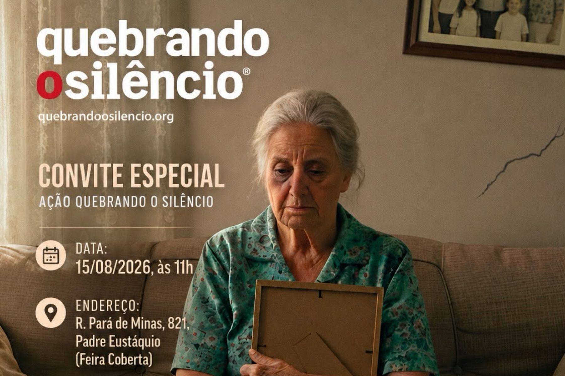 Igreja promove evento para discutir negligência e violência contra idosos