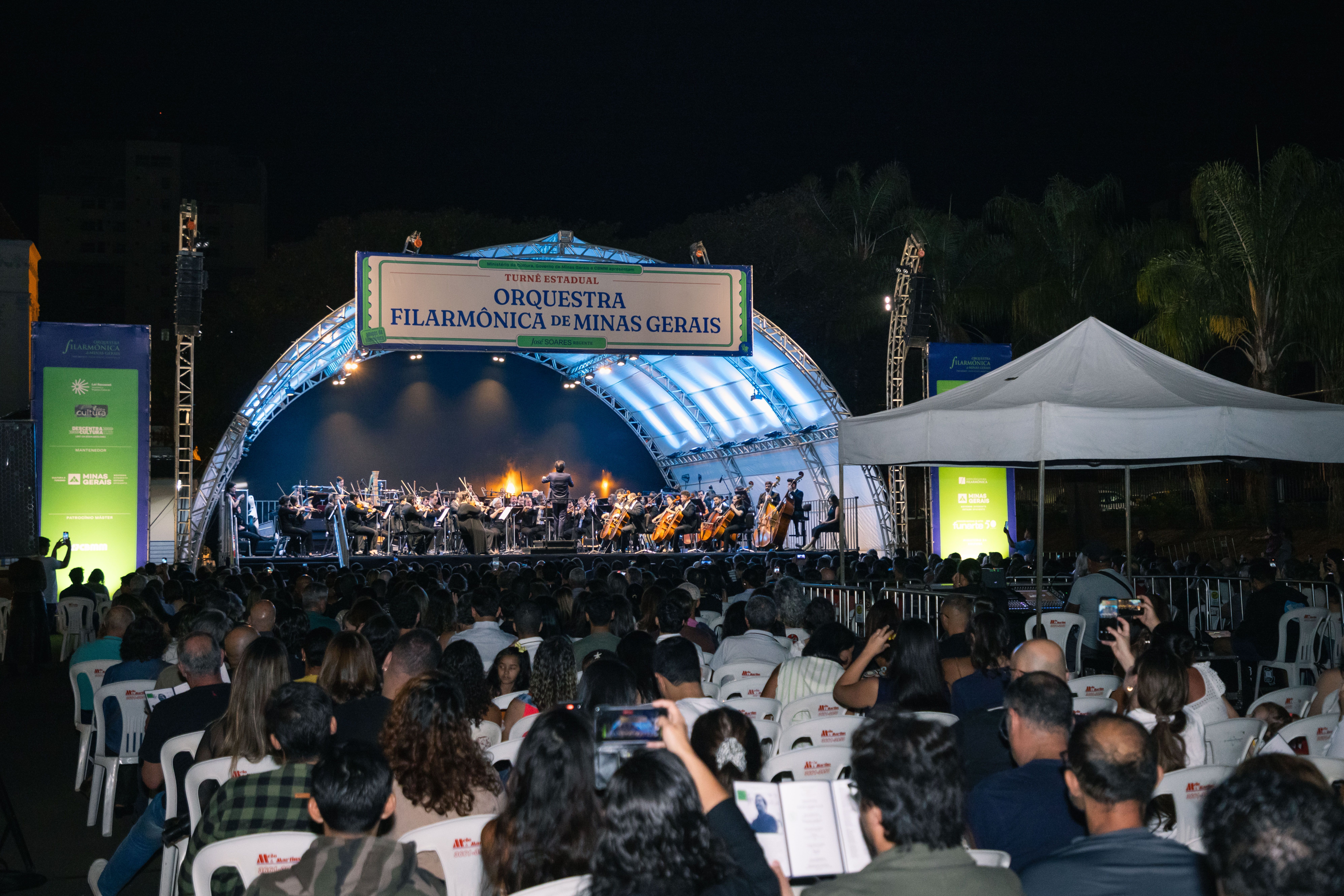 Filarmônica de Minas Gerais realiza concerto gratuito e ao ar livre em Santa Luzia