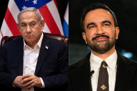 O primeiro-ministro de Israel Benjamin Netanyahu, e prefeito de Nova York Zohran Mamdani