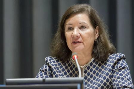 Na foto, Maria Luiza Ribeiro Viotti, embaixadora do Brasil em Washington, que teve visto revogado. • Rick Bajornas/UN Photo