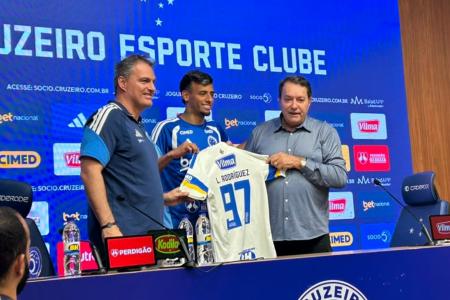 Lucho Rodríguez usará a camisa 97 no Cruzeiro