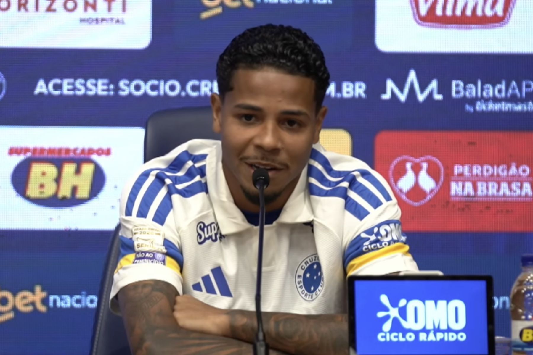 Wesley abre o jogo sobre interesse do Corinthians e escolha pelo Cruzeiro: 'Sou grato'