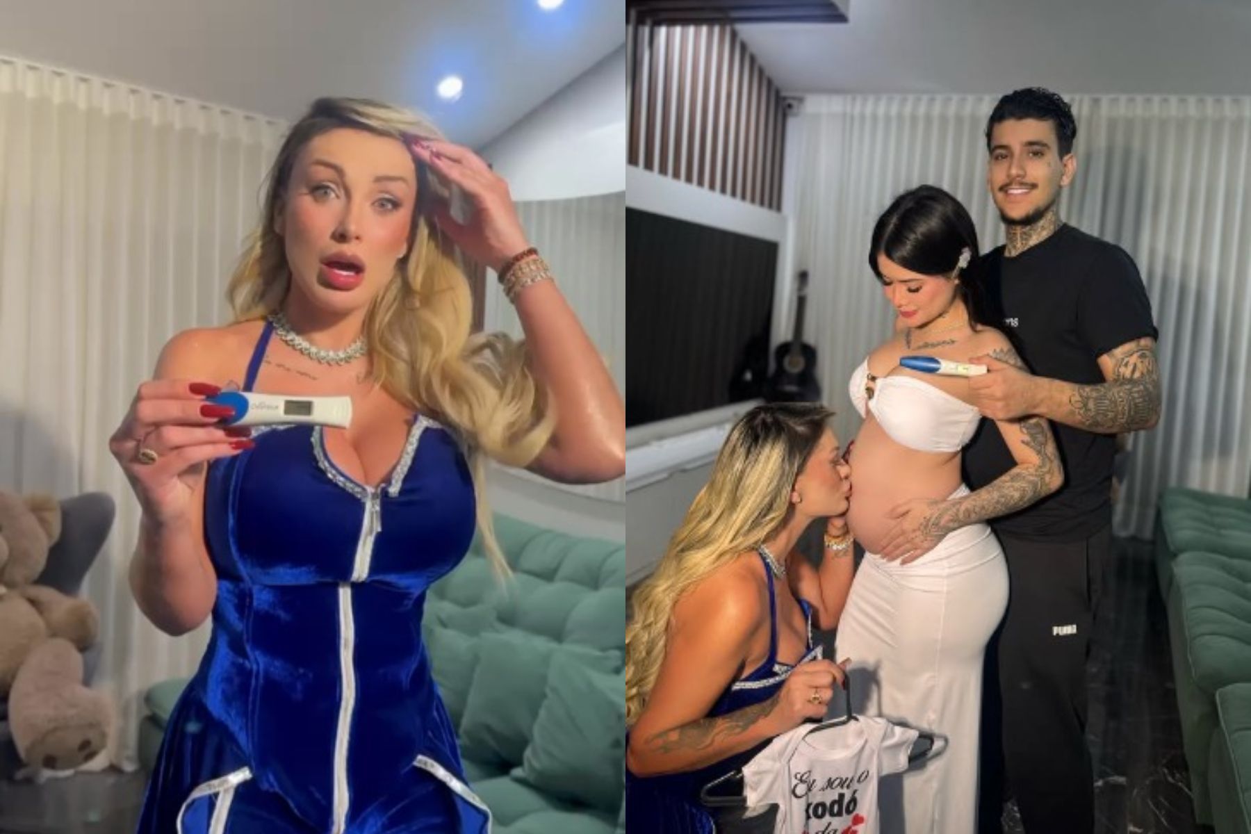 Andressa Urach anuncia gravidez da nora e celebra chegada do primeiro neto: ‘Um sonho’