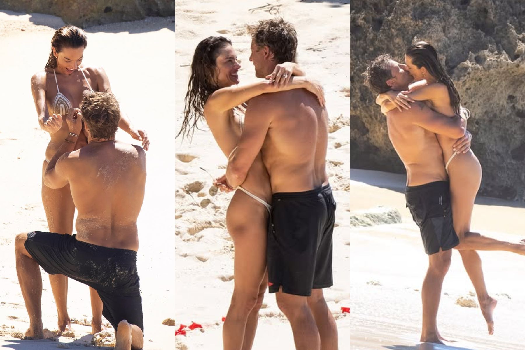 Alessandra Ambrósio é pedida em casamento em local paradisíaco na Indonésia