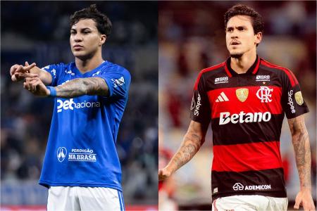 Kaio Jorge e Pedro, destaques de Cruzeiro e Flamengo