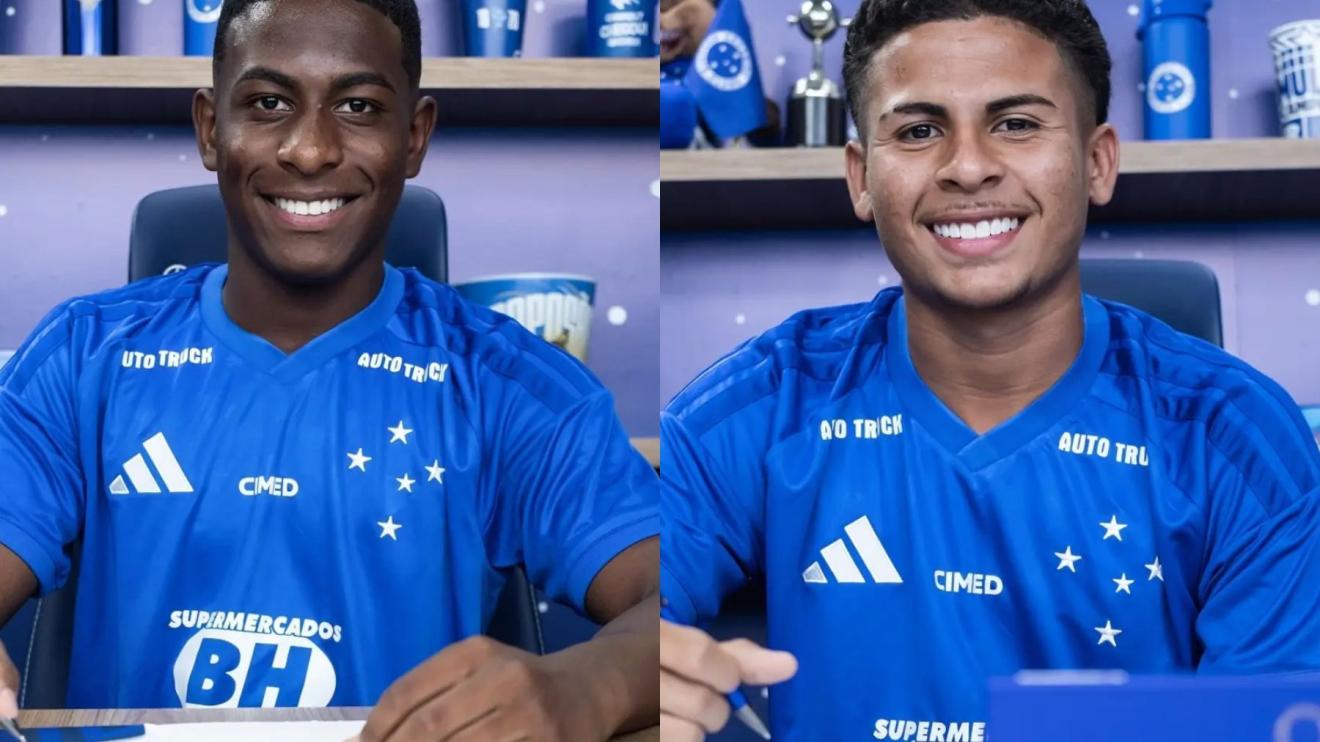 Cruzeiro assina contratos profissionais com mais duas promessas da base