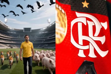 Vídeo de anúncio da parceria e manto do Flamengo