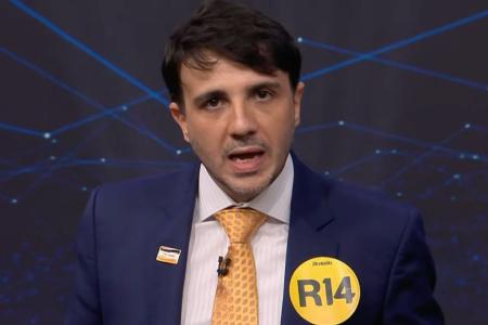Renan Santos em debate na Band