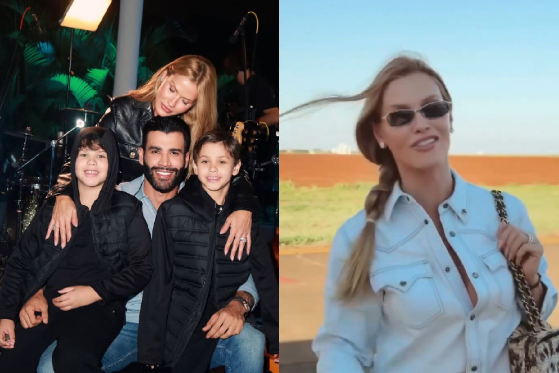 Andressa Suita mostra 'acampamento de luxo' de Gusttavo Lima