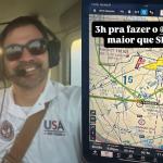 Piloto brasileiro faz homenagem a Lito Sousa nos céus dos EUA